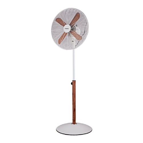 HIGH FLOOR FAN  PRSF-80620 40cm 50W RETRO WHITE/WOOD